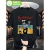 Men'S Cartoon Wolf and Rabbit Graphic T-Shirt | Classic Animation Design, Comfortable and Breathable 100%, Crew Neck, Casual Style, Ideal for Beach