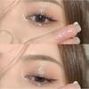 Sombra de olhos com glitter pigmentado frito de 4 cores, purê de batata, lantejoulas, luz de contas, à prova d'água, cosmético para os olhos, unicórnio