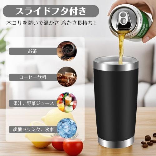 600ml Vacuum Insulated Stainless Steel Tumbler with Straw, Spill-Proof, Double-Walled Design, Wide Mouth, Direct Drinking, and Lid for Outdoor Use