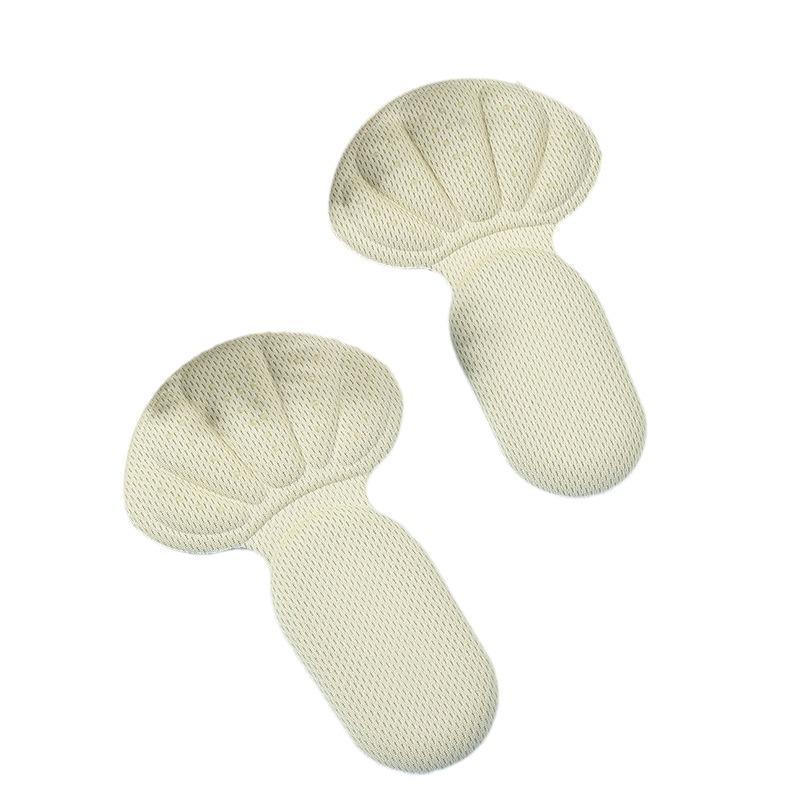 Adjustable T-Shaped Heel Pads for High Heels - Breathable Sponge, Fits Large to Small
