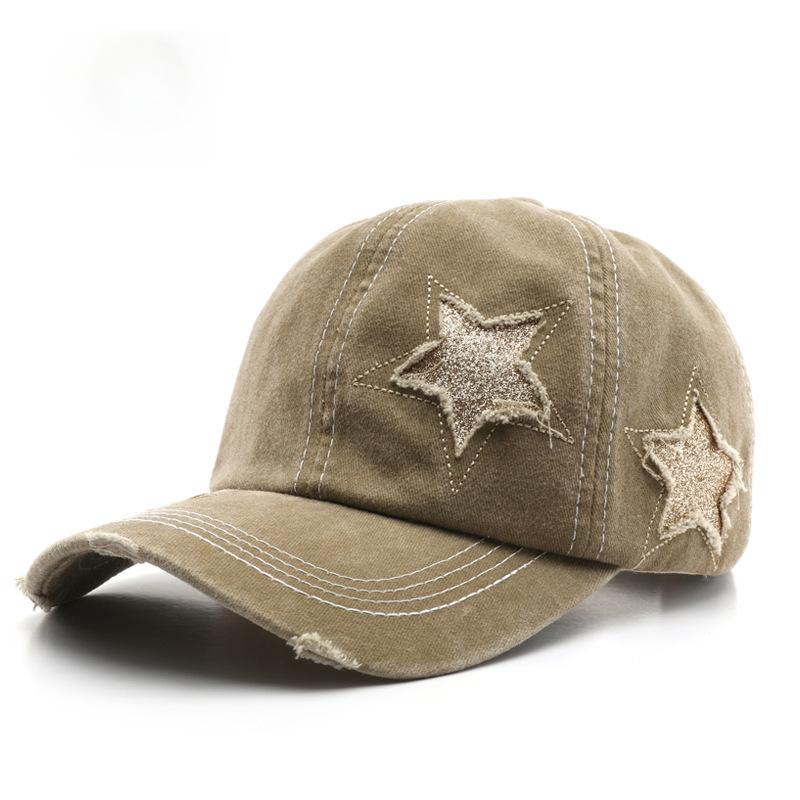 Japanische Frauen Persönlichkeit Retro gewaschen alte Baseballkappe Outdoor Herren Reise Sonnencreme Sonnenhut Kappe