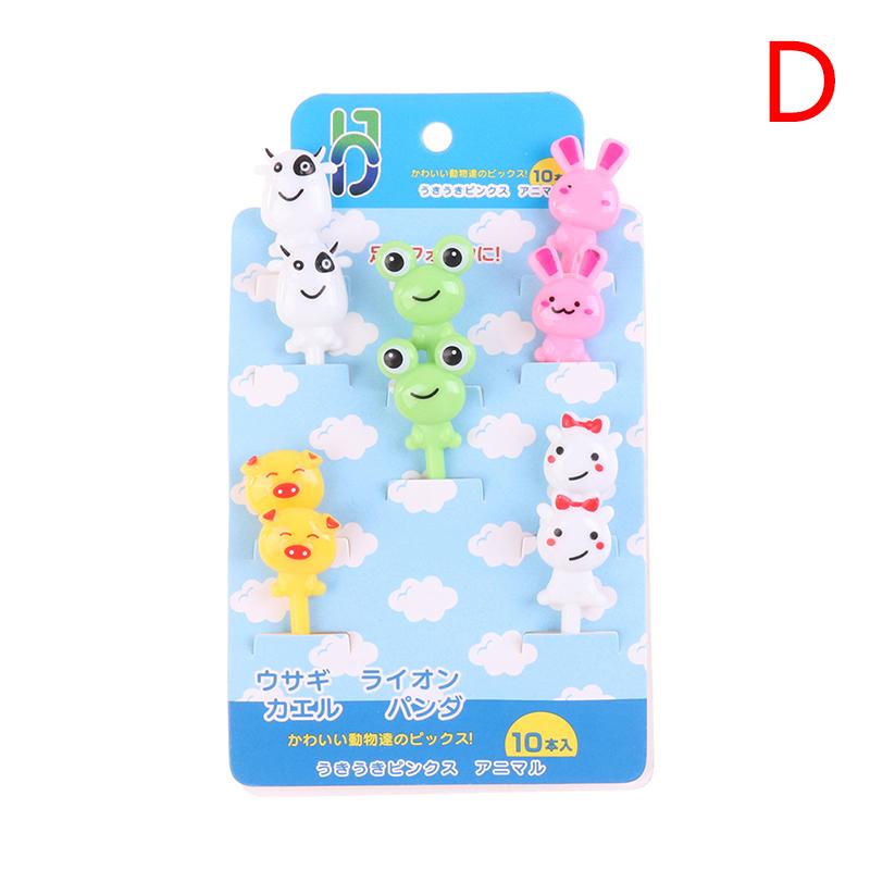 8/10/24PCS Mini Fruit Forks For Children Toothpick Lunch Party Pick Dessert Fork Snack Decoration Bento Decorating
