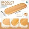 1Pc/Bamboo Wooden Dining Tray Rectangular Fruit Plate Dessert Plate Household Snack Plate