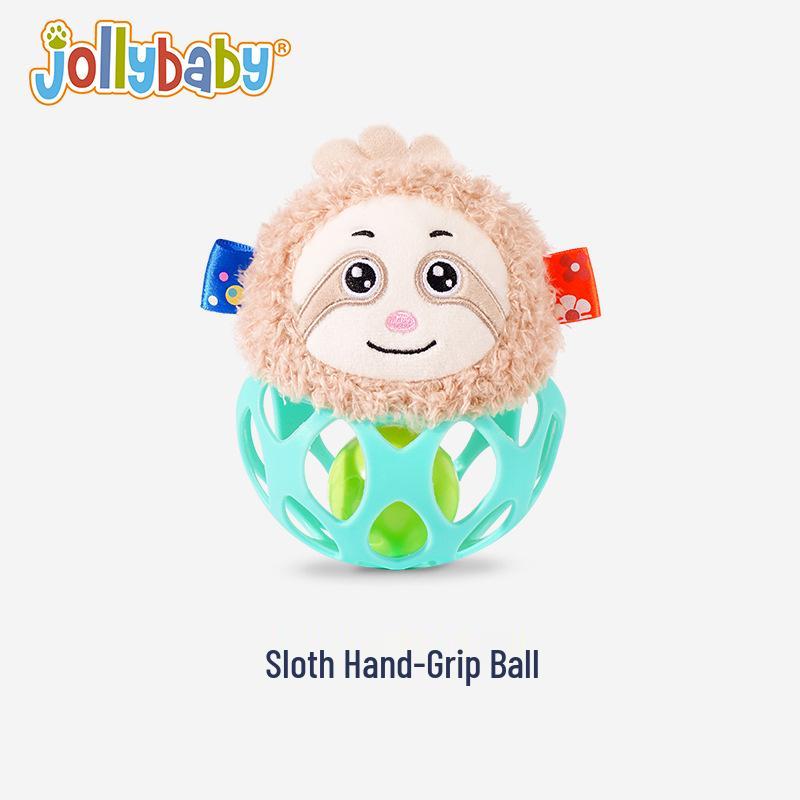 

Jollybaby Мяч-хваталка с животными: Тактильная игрушка для младенцев 0-1 года