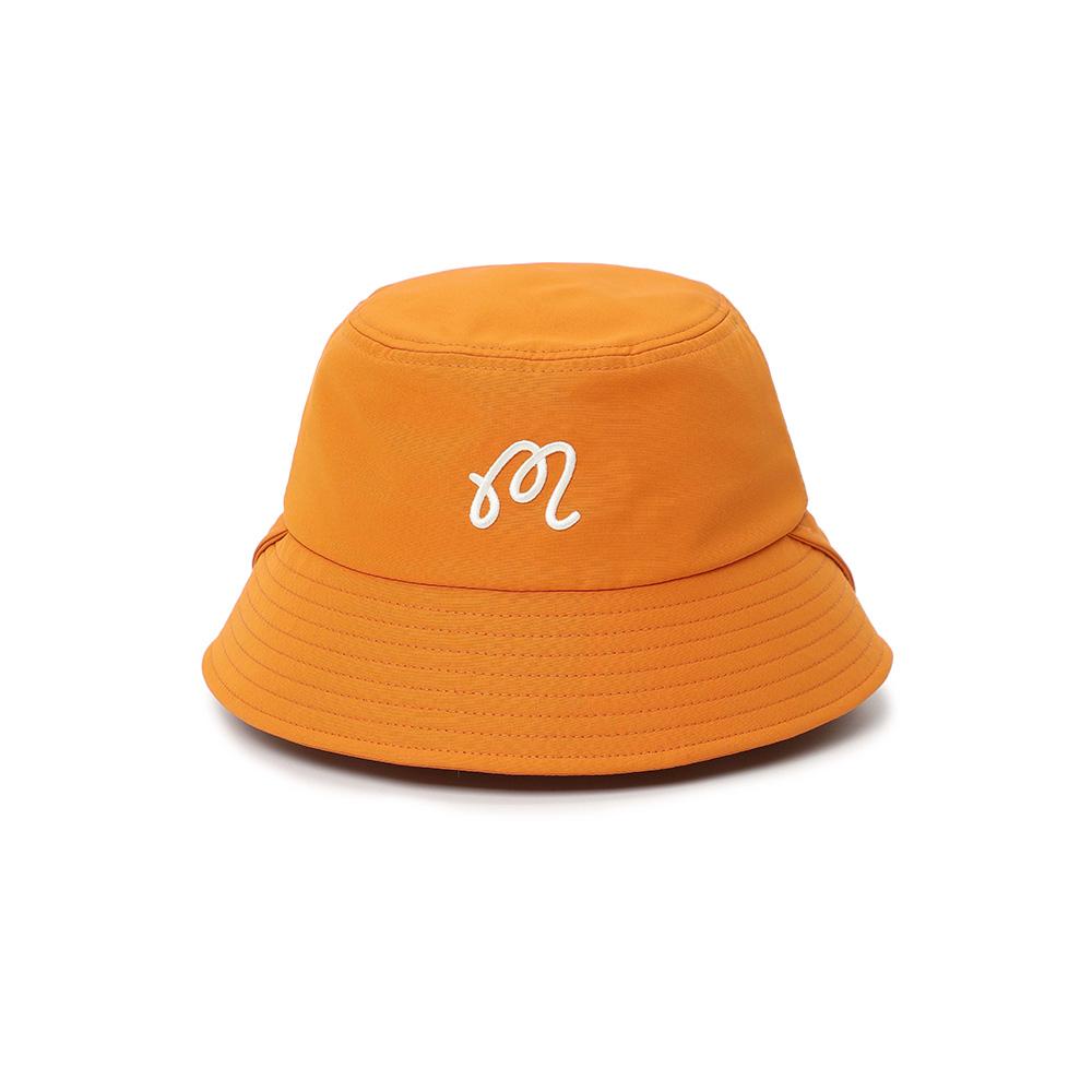 MALBON GOLF New Asymmetrical Bucket Hat Orange (Woman)