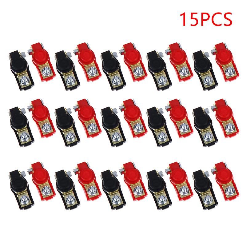 5/10/15Pcs Auto Battery Terminal Cable Clamp Negative Positive Top-Post Auto Battery Cable Terminal Top For Car Truck Accessory