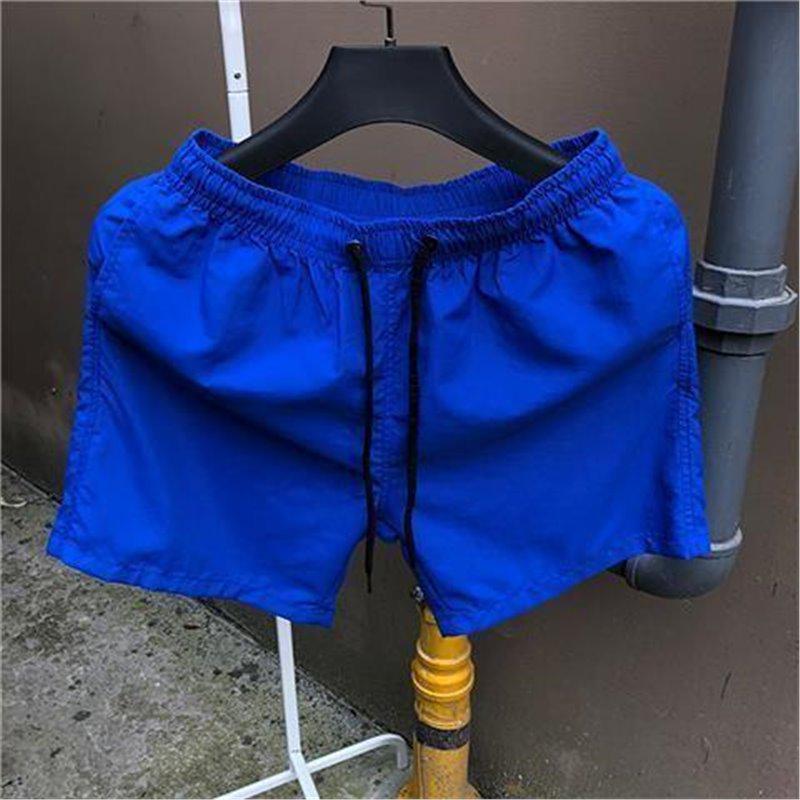 Men's Korean Quick-Dry Casual Beach Shorts - Candy Color, Loose Fit, Trendy 3-Point Design