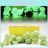 Smiski Luminous 6pcs Action Figure Model Cartoon Elf Decorations Gifts Kids