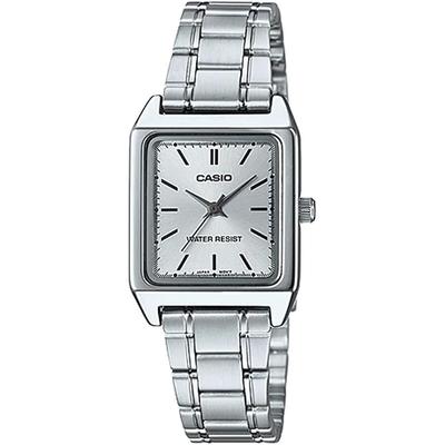 Casio Standard LTP-V007D-7E Women's Analog Watch Stainless Steel Silver