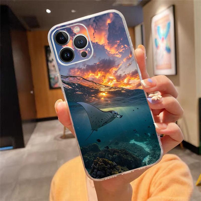 

Phone Case For iphone 17ProMax 17 Pro Air 16 15 14 13 Pro Max 16 15 14 13 Pro 15Plus Eagle Ray Manta Ray iPhone 17