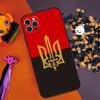 Ukraine Tryzub Flag Bumper Case For iPhone 16 15 14 Pro Max 11 12 13 Pro Max Mini XR 16e 16 15 Plus Phone Cover