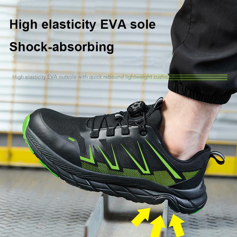 Unisex Steel Toe Safety Shoes For Men Women, Puncture-Proof & Smash-Resistant Breathable And Comfortable Work Shoes Fashionable