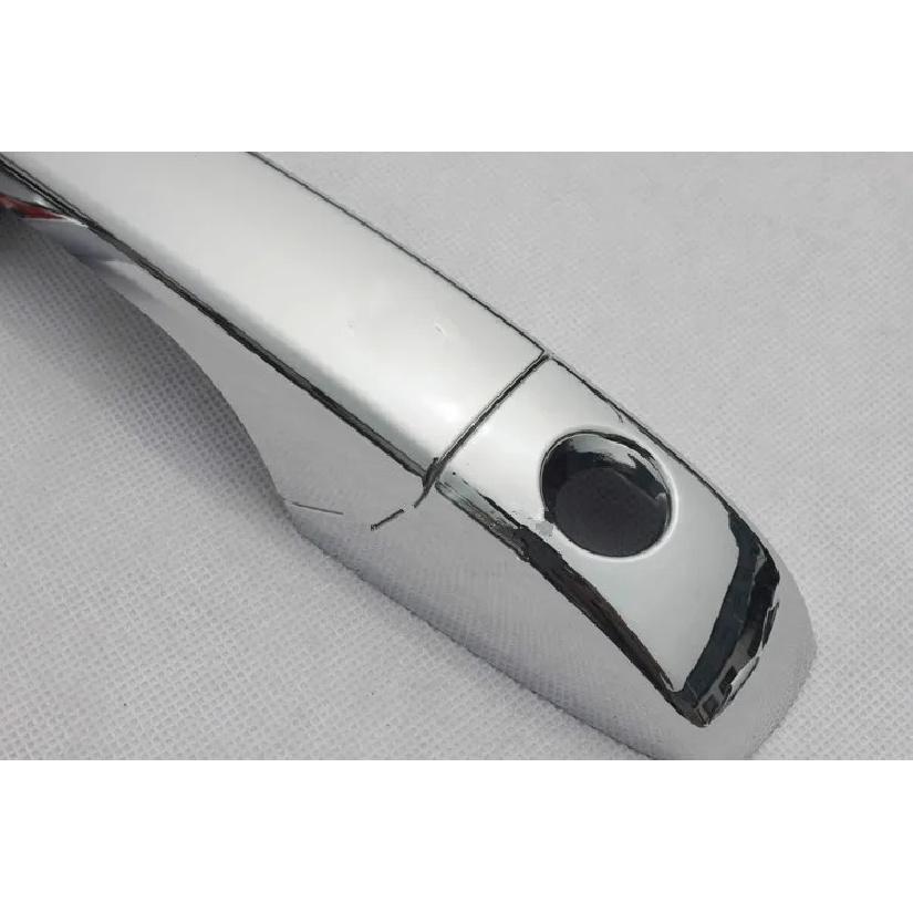 Funduoo For Dodge Grand Caravan  / Avenger 2008- New Chrome Car Door Handle Cover Trim Sticker