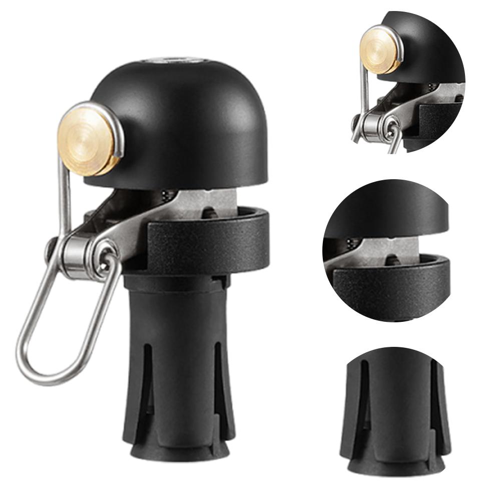 80db Bicycle Bell MTB Road Bike Horn Bicycle Handle Bells Ring for 22.2mm Handlebar Copper Alloy Shell Clear Loud Waterproof