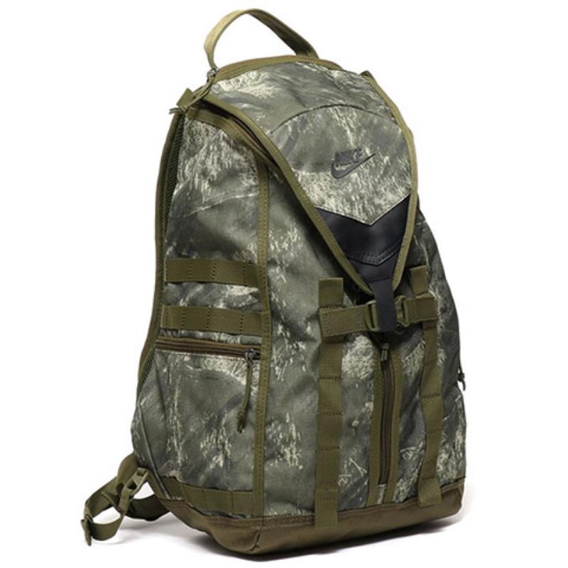 Nike Polyester, Nylon Backpack Regular Unisex Army Green Casual BA6377-395