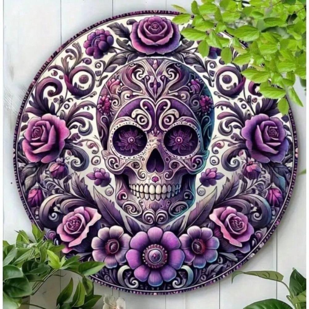Metal Wall Art Sugar Skull Day of the Dead Home Decor
