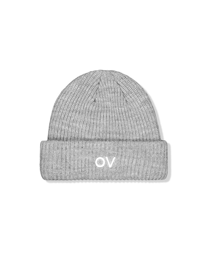 Ausdoeoboiseu Ov Logo Cuff Beanie (Light Gray)