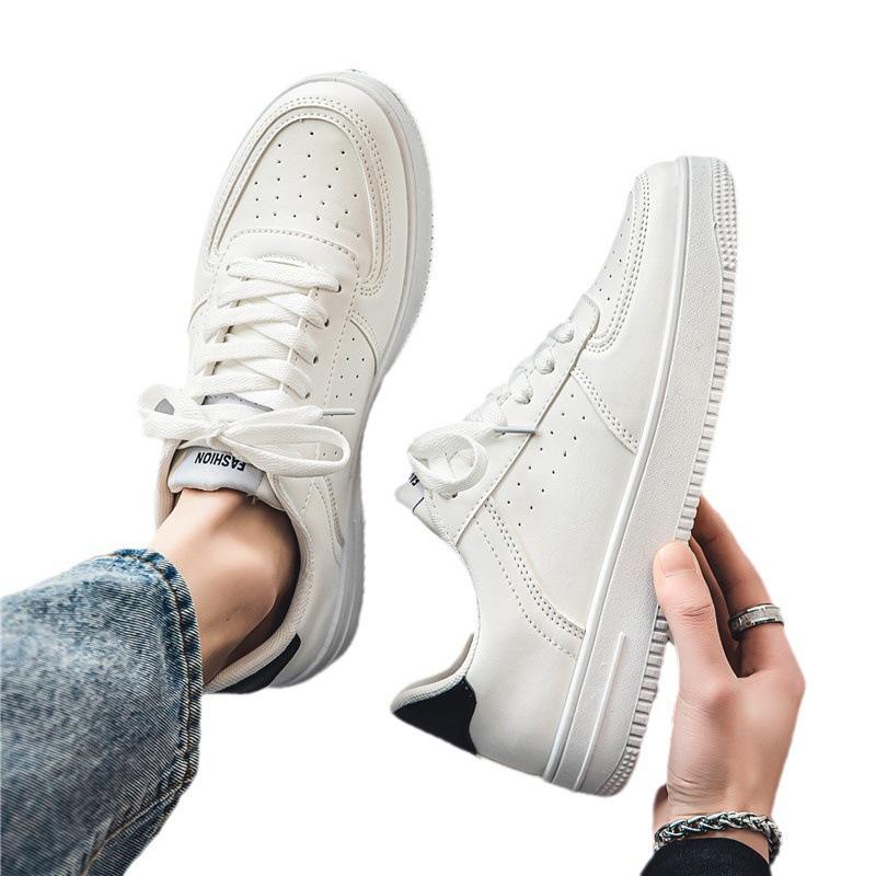 Men's summer breathable youth casual versatile men's shoes new student pure white sports shoes