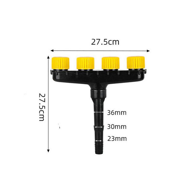 3-Head/4-Head Multi-Hole Spray Head Vegetable Garden Spraying Garden Spraying Gardening Tools Sprayer Nozzle Adjustable Speed