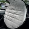 Car Steering Wheel Sun Shade Cover UV-Blocking Steering Sun Protection Cover 42CM Universal Sun Visor Protector Prevent Aging