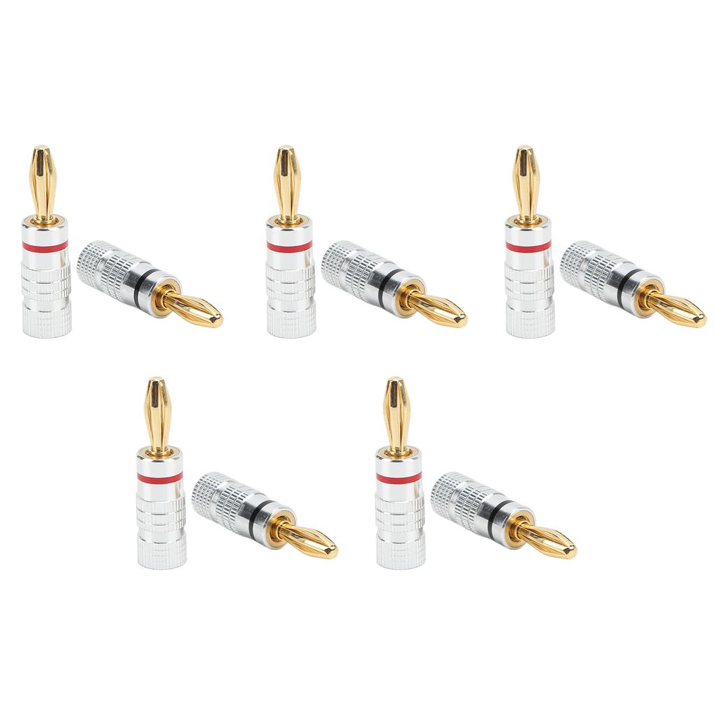 J.10053 4mm Banana Plug Banana Plug Connector for Speaker Wire Wall Panel Home Theater
