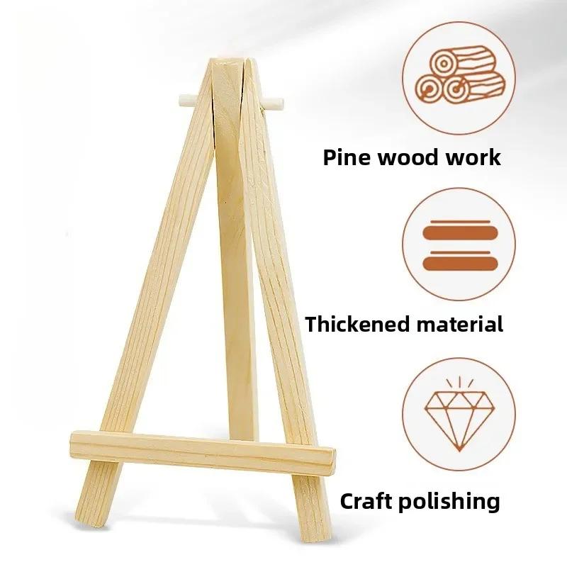 Mini desktop easel, wooden triangular easel, digital oil painting frame, special display stand