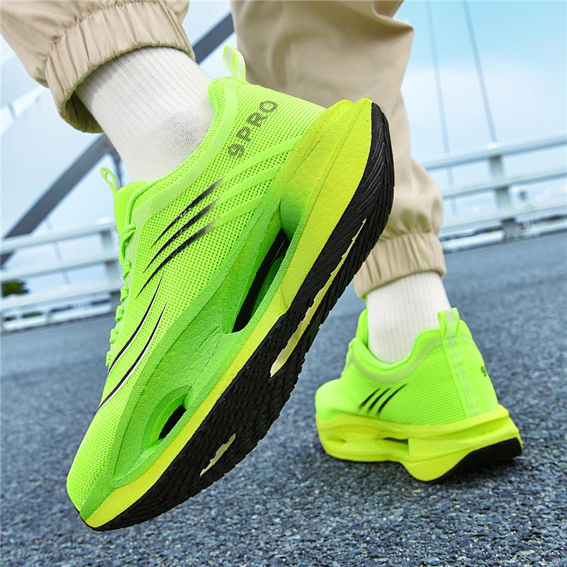 Running Shoes Casual Carbon Board Marathon Men Sports Walking Breathable Women's Comfortable Athletic Nonskid Leisure Sneakers