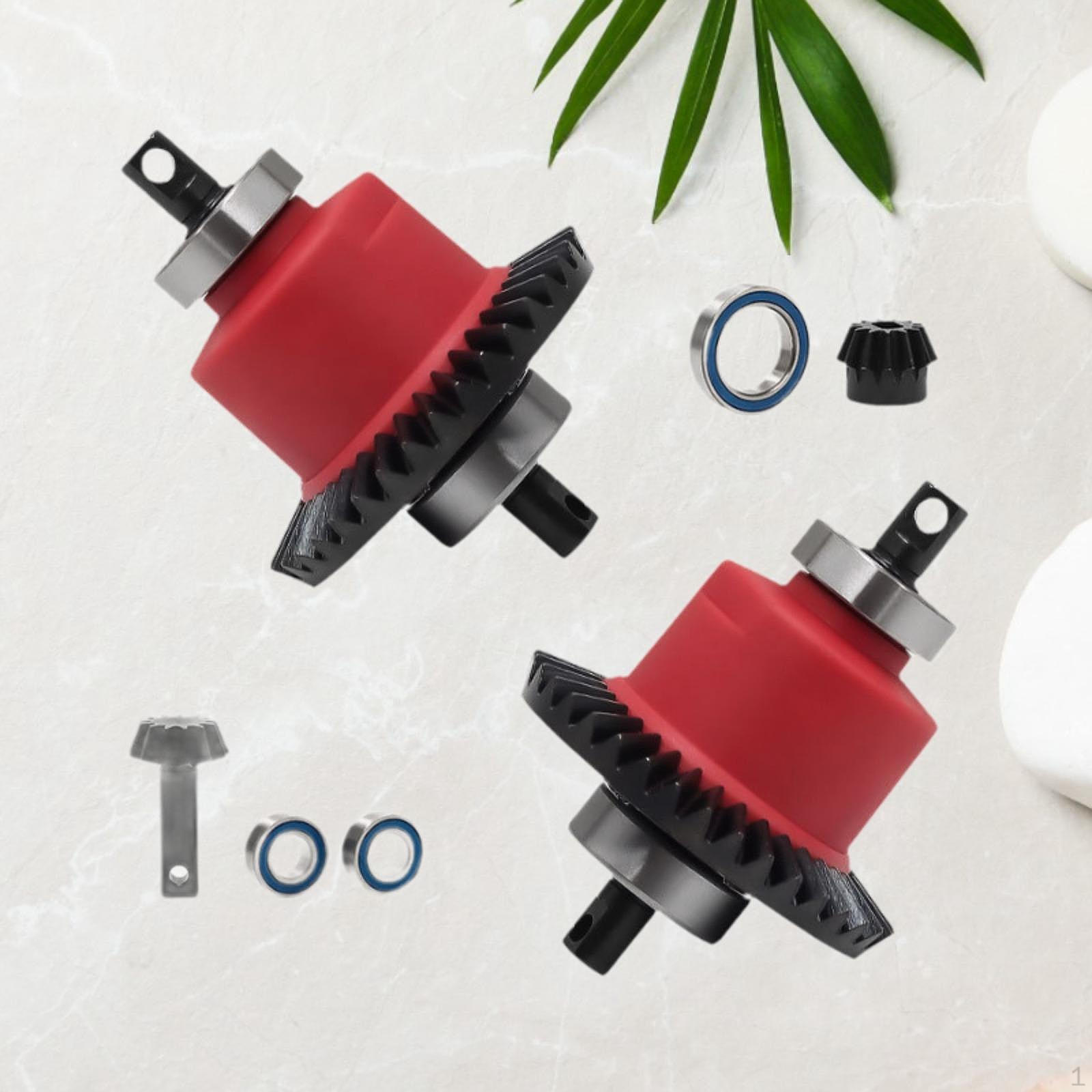 

Front Rear Differential Gear Compatible Lightweight Premium Professional Metal Sturdy for 1:10 Slash чорний