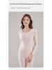 Women's Thermal Underwear Set 2024: Antibacterial, Seamless, Heated, Velvet-Lined, Thick Winter Base Layer with Top and Bottom.