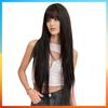 European Wig Women's Fashion Long Wig With Bangs HW9172
