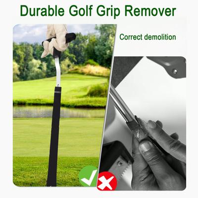 Golf Grip Removal Tool And Grip Tape Remover V-Groove Grip Remover Saver Golf Club Gripping Kit for Swing Club Repair Accessories