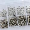 Hex Nuts and Bolt Set - 320 Pieces Durable M2 - M5 Metric Size Universal Hardware Kit for DIY Projects and Repairs