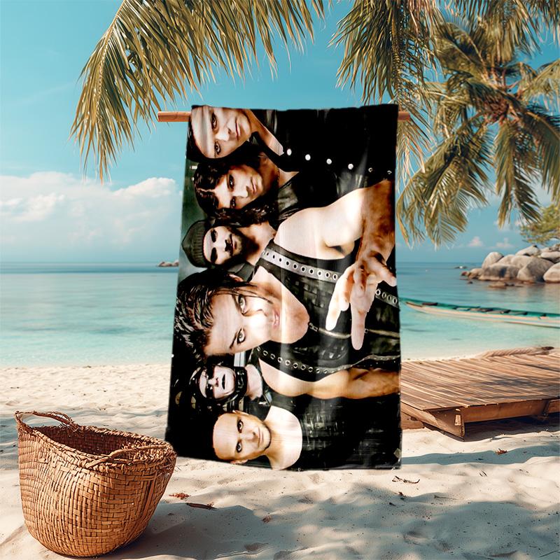 Till Lindemann, Lead Singer of the German Heavy Metal Rock Band Rammstein, Outdoor Camping Vacation Swimming Beach Scarf Decorative Blanket F26
