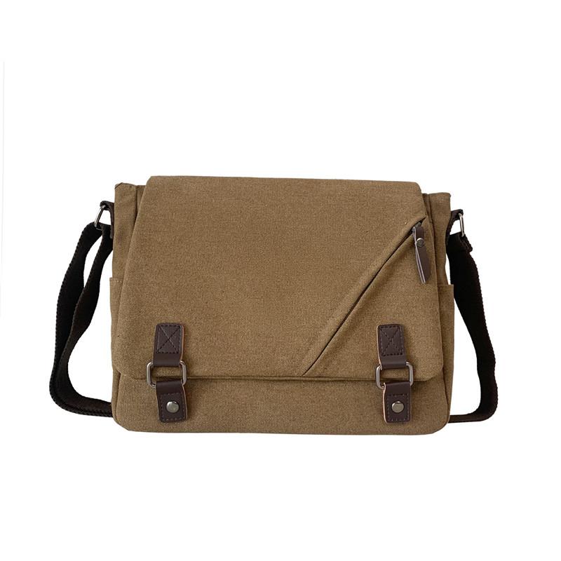 Men Briefcase Crossbody Shoulder Bags Large Male Messenger Bags Boy Canvas Bags for Travel Business Books School Casual Black