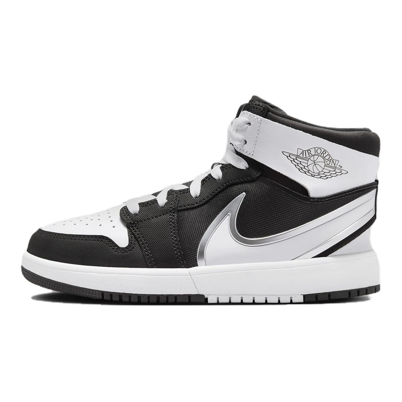 (GS) Air Jordan 1 Mid RM EasyOn White Black Kids FQ1281-001 EU 36