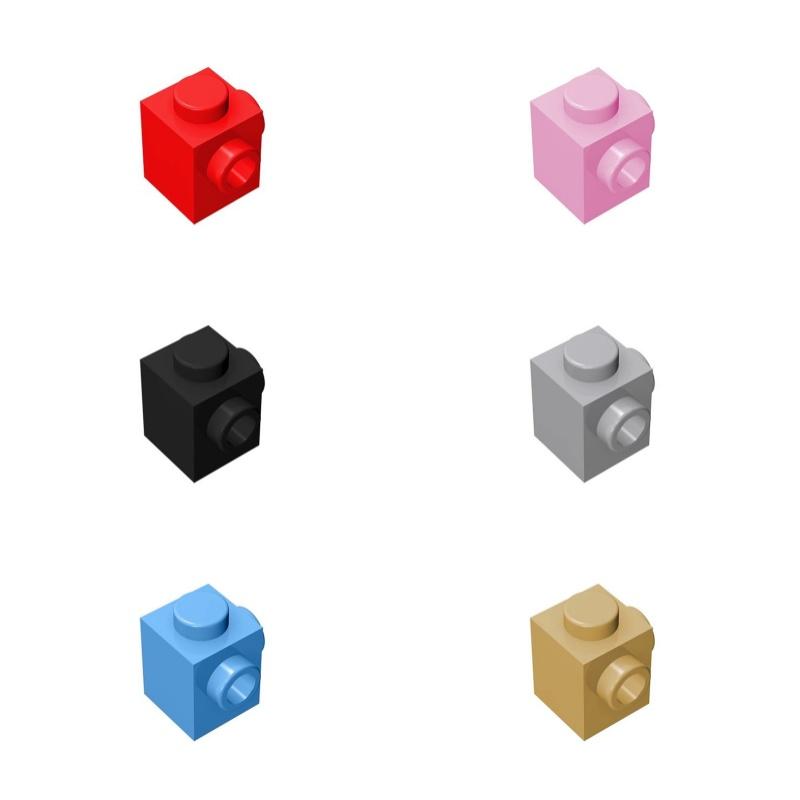 10PCS 26604 Modified 1x1 with Studs on 2 Sides Block Moc Works featuring Brick DIY Children's Toy Assembly