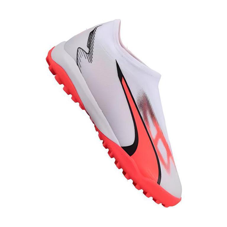 Puma Ultra Match Ultra TT Rubber Studs Wrap Balance Low Top Kids Soccer Shoes Kids Soccer Shoes White Red Black 10751601