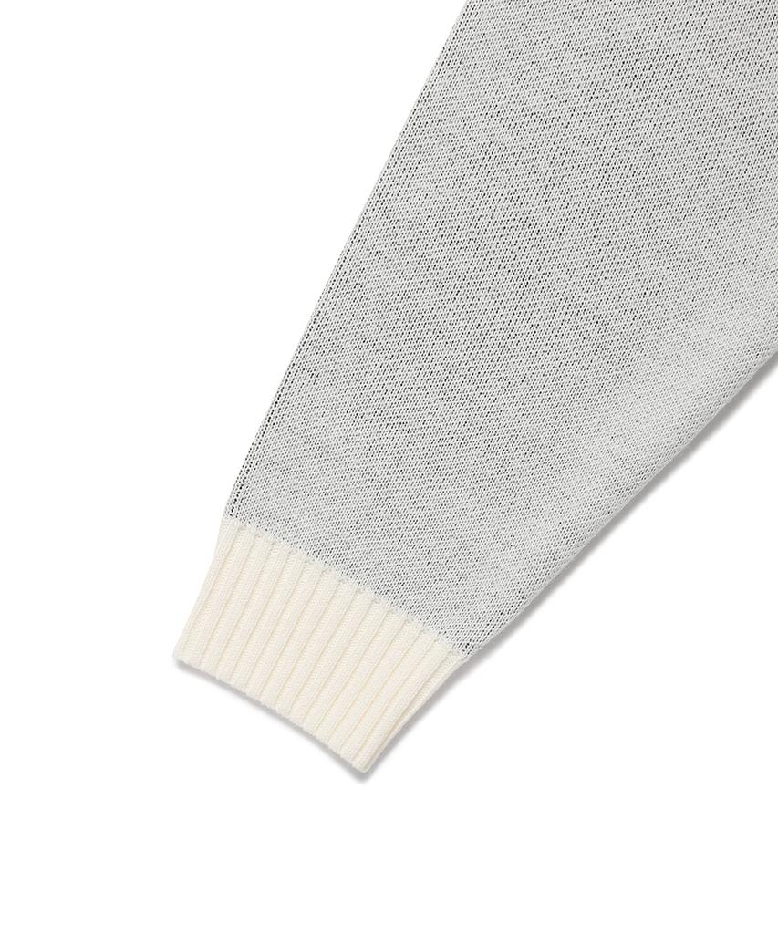 CAVISH W Dust Classic Rose Knit Sweater Ivory(Cv2Effk605A)