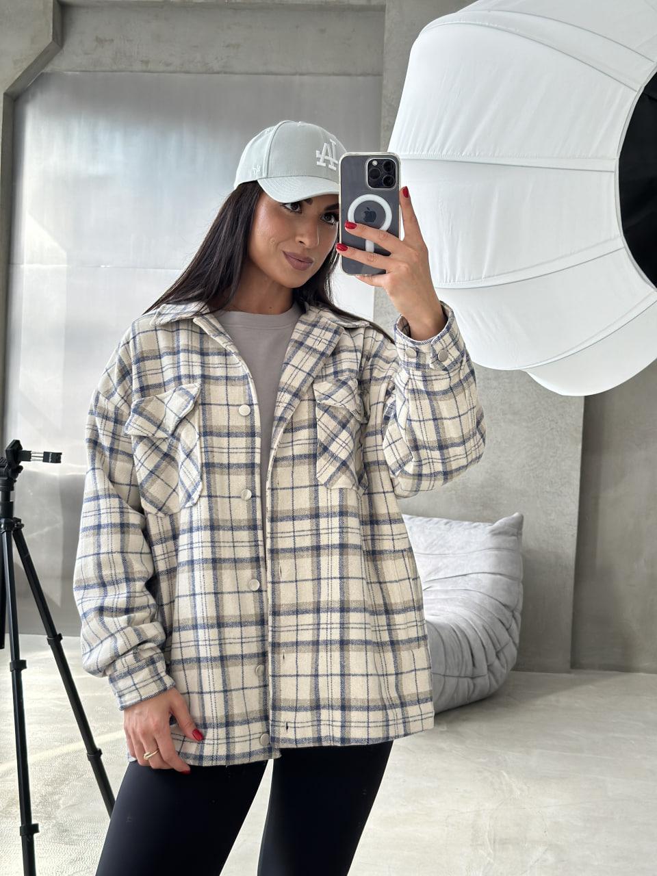 

Куртка-сорочка PEONY №1 XXXL Різнокольоровий (2908241-52-54:10) XXXL різнокольорові кольору