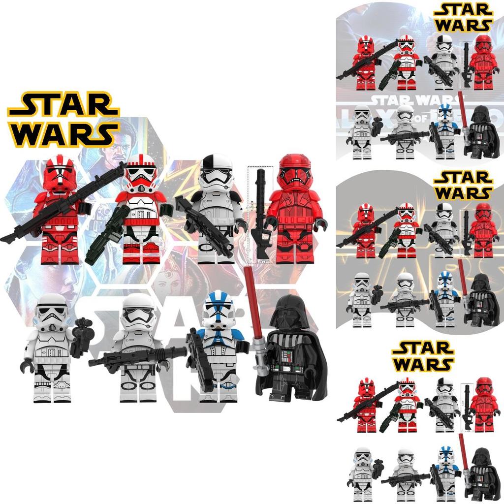 High-quality Star Wars Legion Puzzle Building Blocks Toy Xp262-269 Abs Plastic Diy Non-electric Export Type