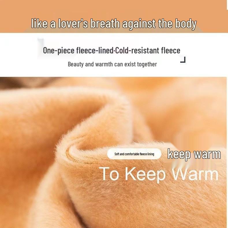 Bowknot Flocked Winter Pantyhose: Warm, Thick, Skin-Through Leggings for Women