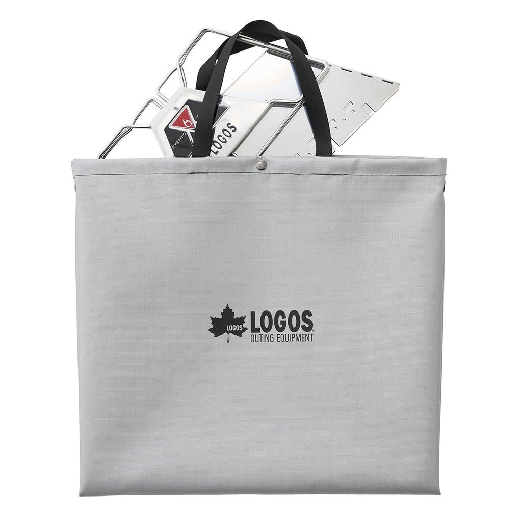 LOGOS Fire Pit Heat-Resistant Sheet Bag (81064210) - Ideal for Camping, Bonfire Cleanup, and Heat-resistant Fabric