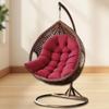 Hanging Egg Chair Cushion Soft Basket for Porch Office Outdoor