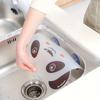 1 szt. Kreatywny domowy zlew kuchenny Zlew przegroda na wodę Basen do mycia Kreskówkowy panda Przyssawka Przeciwrozpryskowa przegroda na wodę