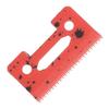 Ceramic Hair Clipper Cutter Blade 49pcs Incisive Teeth Replacement Hair Trimmer Cutter Blade Red