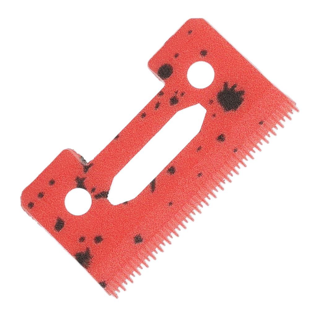 Ceramic Hair Clipper Cutter Blade 49pcs Incisive Teeth Replacement Hair Trimmer Cutter Blade Red