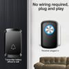 Smart Wireless Doorbell Family Door Bell Chime Kit 300M/1000Ft Long Distance 60 Songs Intelligent Doorbell Kit US EU Plug