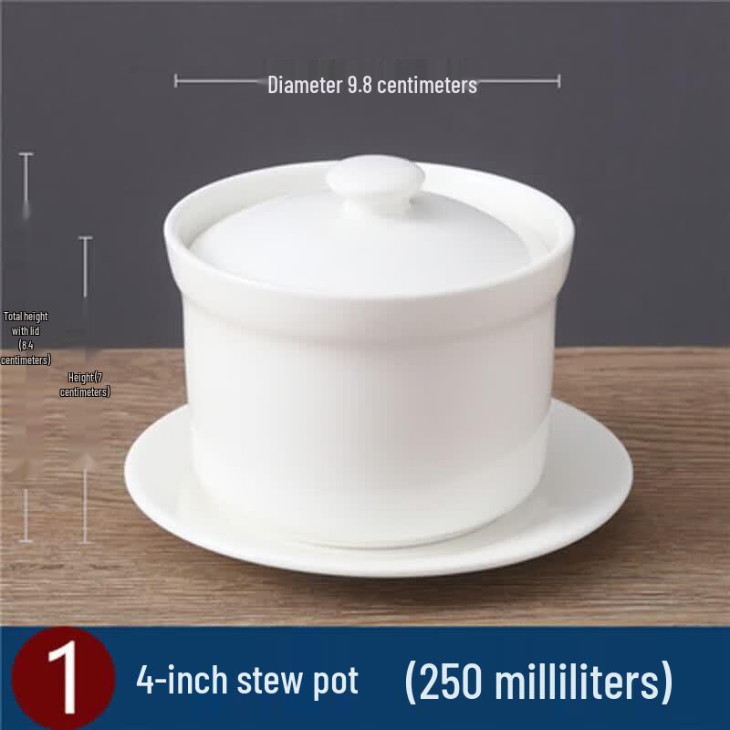 Ceramic Double-Boiler Stew Pot Set