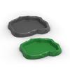 3PCS Plastic Reptiles Habitat Dish MultiPurpose Feeding And Bathing Container Food Bowl Feeder for Terrariums Decoration
