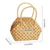 Hand-Held Basket Hand-Woven Flower Pot Wedding Flower Girl Baskets for Home